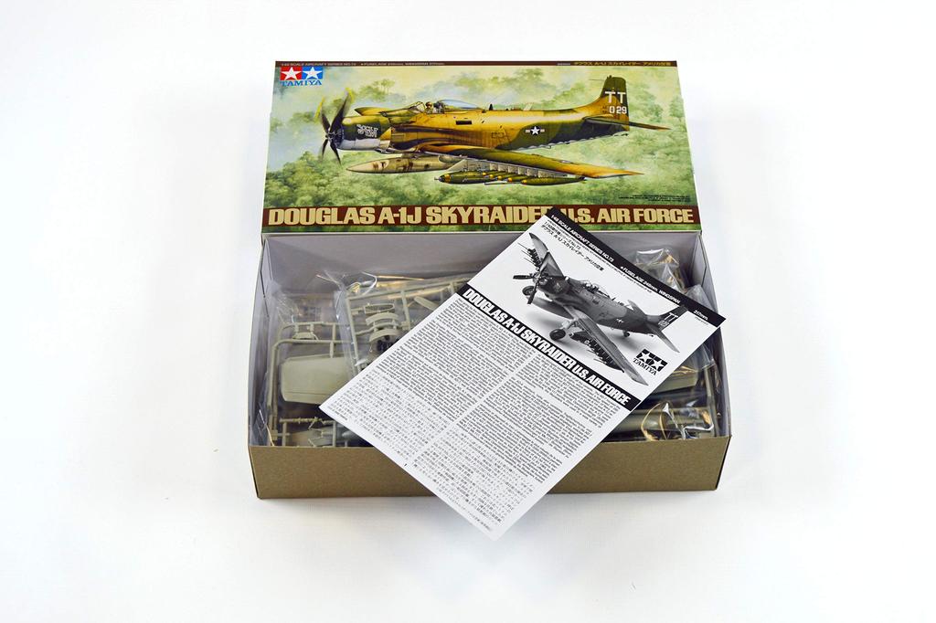 Tamiya Masterpiece Series US Air Force Douglas Skyraider Plastic Model 61073 1/48 No.73 A-1J