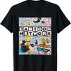 Cartoon Network Cartoon T-Shirt - Boys, Unisex-Adults & Kids - Black - Short Sleeve - Small - Classic Fit - Cotton 100%