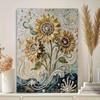 Pearl The Charming Sunflowers DIY Diamond Art Kits 15.7x19.6inch Gem Art Diamond Painting Kits Without Frame for Adults Gift Idea Home Wall Decor