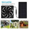 Portable 0.8W 4V Solars Fan for Efficient Ventilation Quick Setups High Performances Air Circulation Cooling Solution