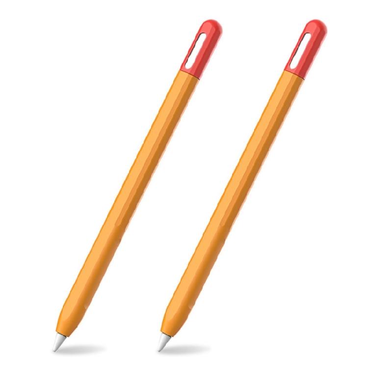 

2Pack Minimalist Silicone Sleeve For Pencil Shock Absorption Cover Easy Installation Design