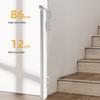 Retractable Pet Gate & Child Safety Rail: No-Drill, Indoor Stair Guard.