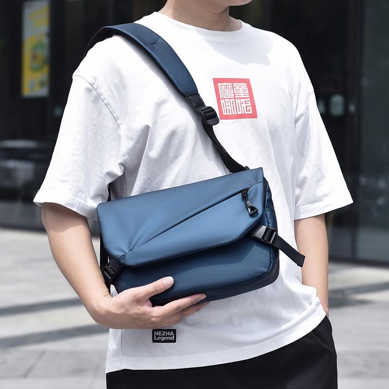 Мужская повседневная кожаная сумка через плечо