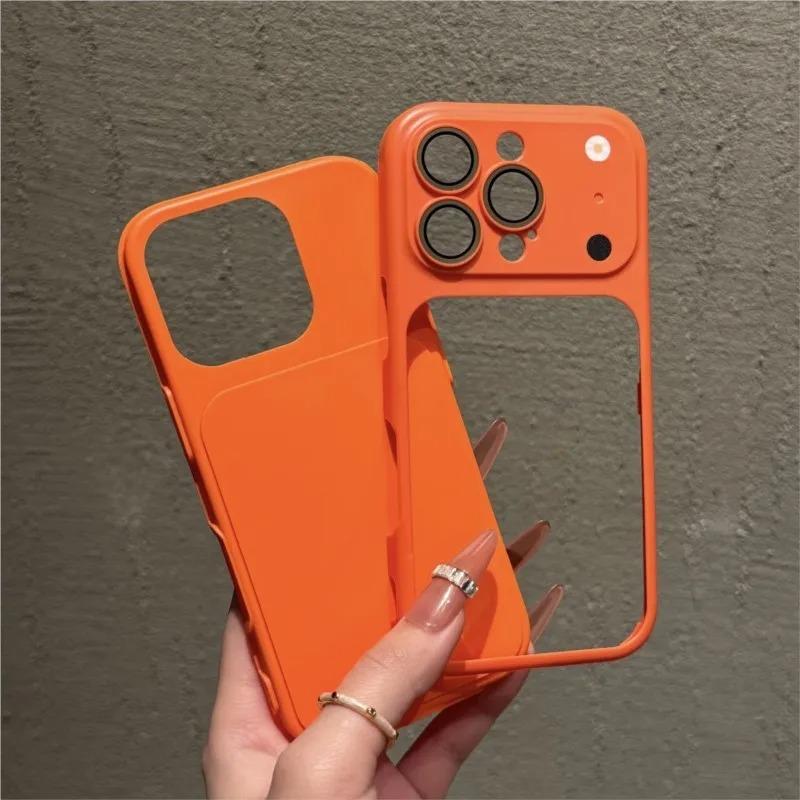 NEW 2 IN 1 Case For iPhone 17 12 13 14 Plus 15 16 Pro Max Air Phone Matte Lens Protection Instant Change to 17 Simple Cover
