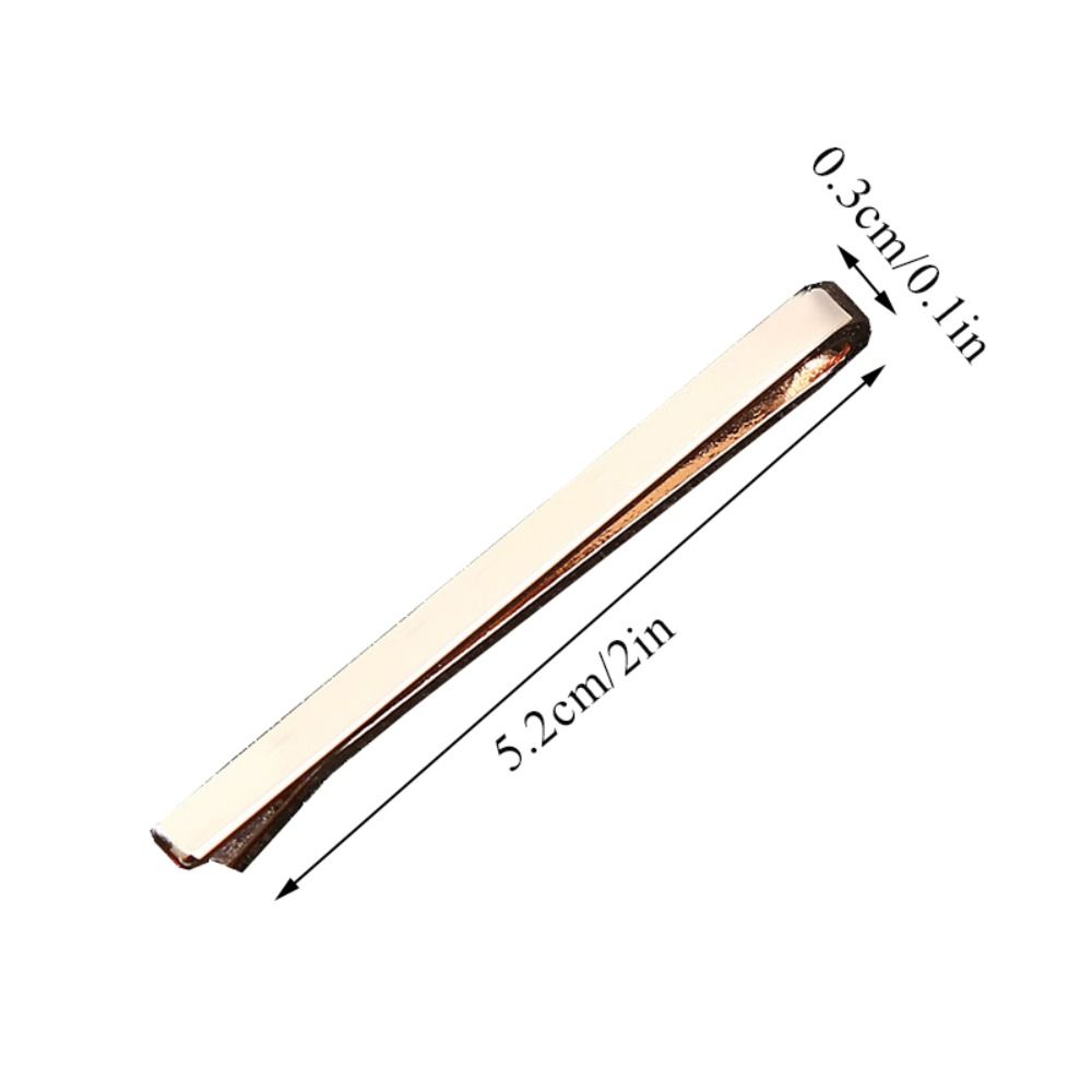 Gold Plated Business Simple Tie Pin Men Necktie Buckle Necktie Bar Clasp Metal Tie Clips Clasp Clip
