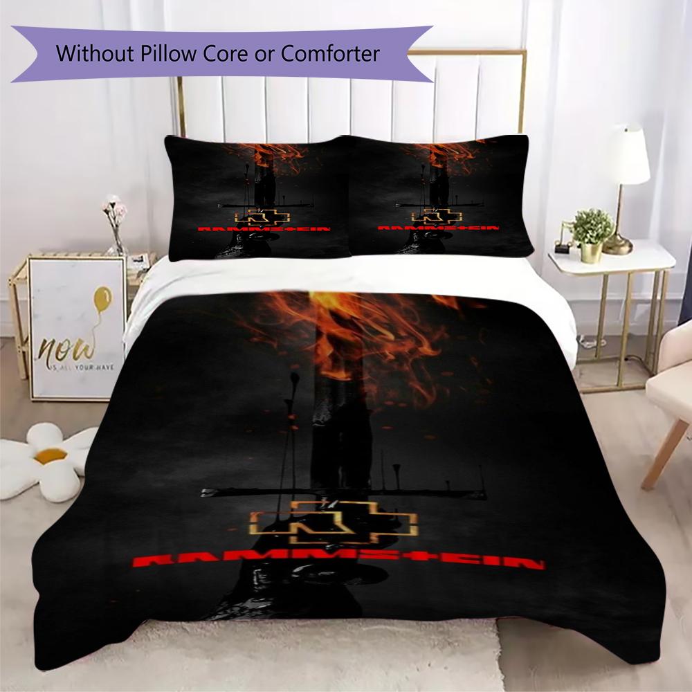 Molten Metal Power Symbol Threepiece Set 1 Duvet Cover 2 Pillowcase Without Core Without Core Christmas Birthday Gift