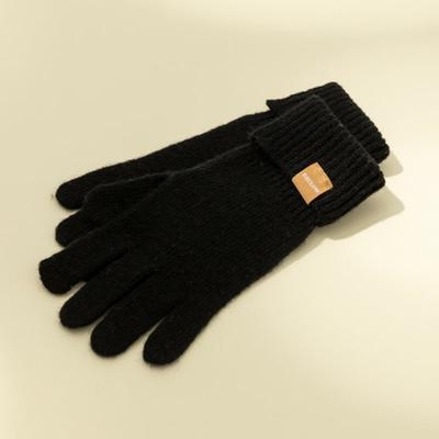 RECLOW Plain Long Gloves Black