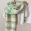 Warm Long Tassel Scarves Mohair Neck Warmer New Shawl Wrap  Autumn and Winter