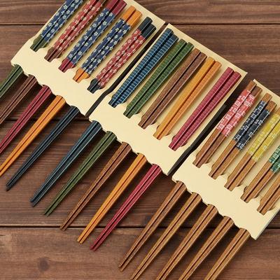 Eichen-Essstäbchen-Set für 5