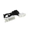 JieYuan High Quality 16 Pin OBD2 OBD 2 In 1 Splitter Extension Cable One Male To Two Female Y Cable OBD2 Splitter Extension