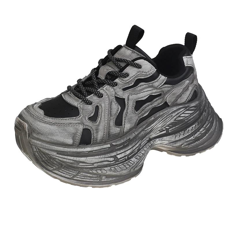 Fashion Women Designer Sneakers 2024 Autumn Comfortable Breathable Women's Vulcanize Shoes Trendy Versatile Lady Platform Casual Shoes