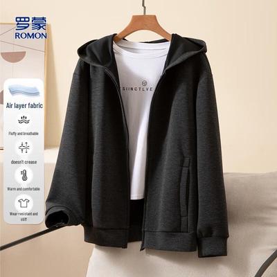 Couple's Hooded Sports Jacket with Air Layer Fabric