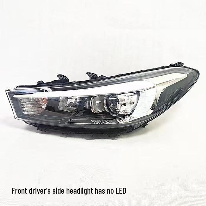 Compatible with Kia K3 Headlight Assembly 2012/2016/2019 Models, Front Lighting, New/Old Models, LED Fog Tail Lights, Grille.