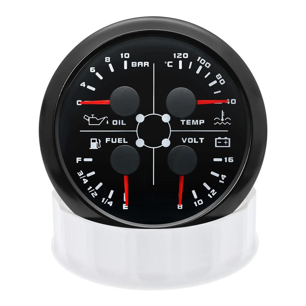 HD 200KM/H 120KM/H Universal 2 in 1 85mm Digital Car GPS Speedometer With Tachometer 0-8000RPM Tacho Sensor for Marine Boat Car Speedometers 1