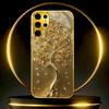 Beautiful Tree Pattern Glass  Phone Case for Samsung Galaxy S26 S25 S24 S23 S22 S21 FE,Ultra,Plus Back Cover