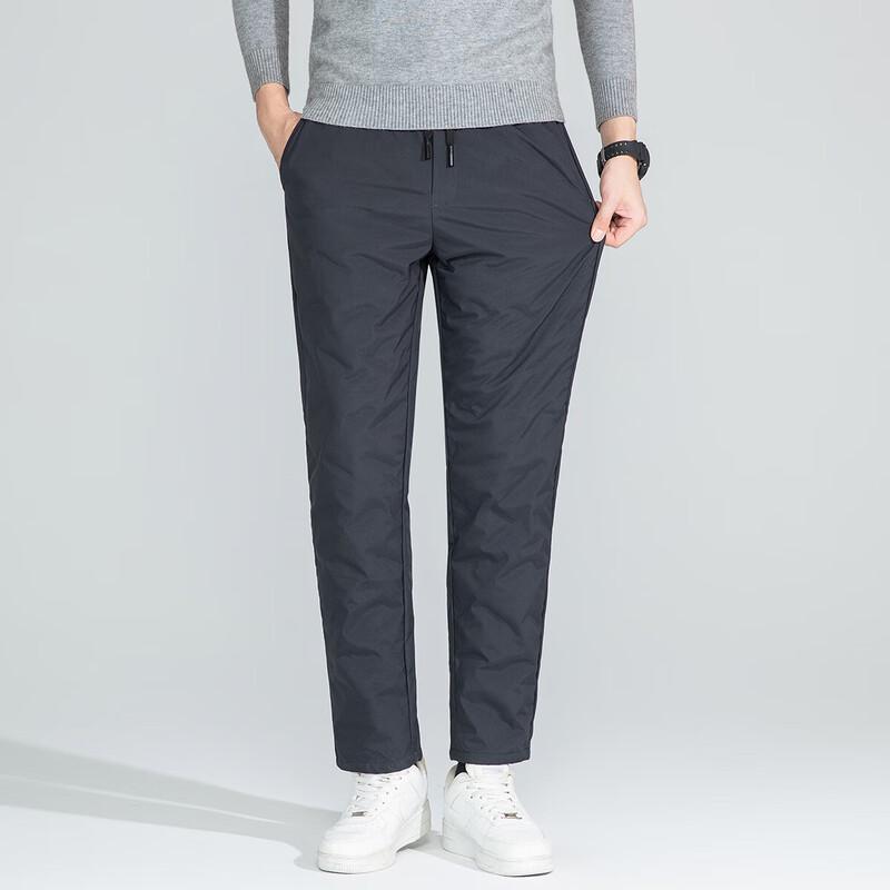 

Xuezf Fly Men s Casual 90% Down Warm Winter Pants 3XL 190/92A