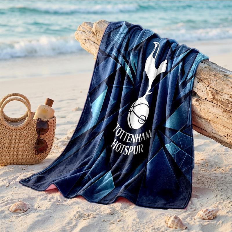 Asciugamano da Spiaggia in Microfibra Tottenham Hotspur Stampa Asciugatura Rapida Assorbente Grande Asciugamano per Spiaggia Nuoto Viaggio