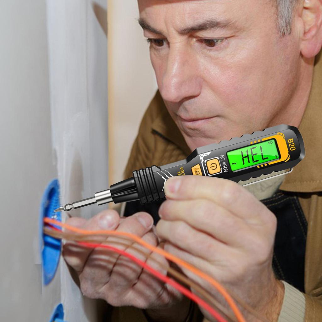 Tester Pen Buzzer Alarm Non-Contact Test AC 30-1000V Voltage Detector Meter Voltmeter Diagnostic Breakpoint Finder Tools