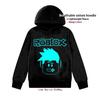 Roblox HD Print Kids Hoodie Casual Unisex Pullover for Boys and Girls 4-14 Years Polyester Veryday Casual Wear Printed Hoodie Youth