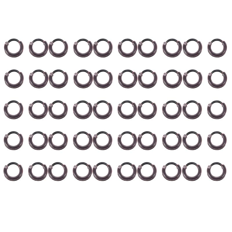 Orecchini a clip colorati in resina per piercing all'orecchio Cerchi leggeri Orecchini per uso quotidiano Accessori moda per ragazze