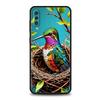 Phone Case For Samsung A56 A36 A26 A54 A52 A24 A14 A50 A70 A30 A40 A20E A06 A12 A22 A34 A42 A32 5G A04s A16 Cover Hummingbird