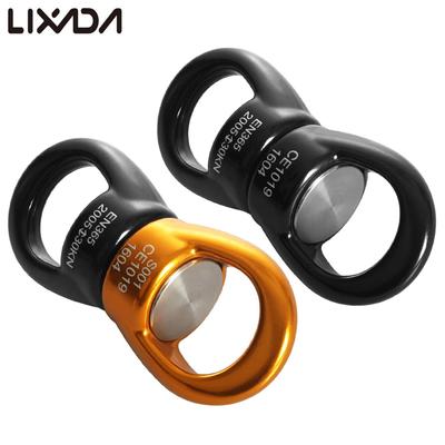 Lixada Swing Swivel 30kN Dispositivo di rotazione più sicuro Swing Spinner Moschettone Girevole Corda da arrampicata