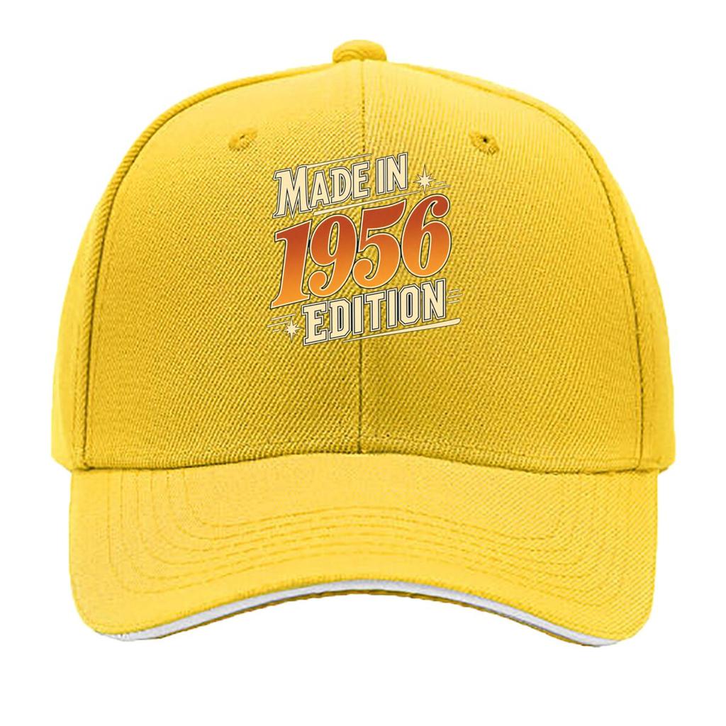 Vintage Gold Year Celebration Typogr Sandwich Baseball Cap Sun Cap Outdoor Workouts Hat