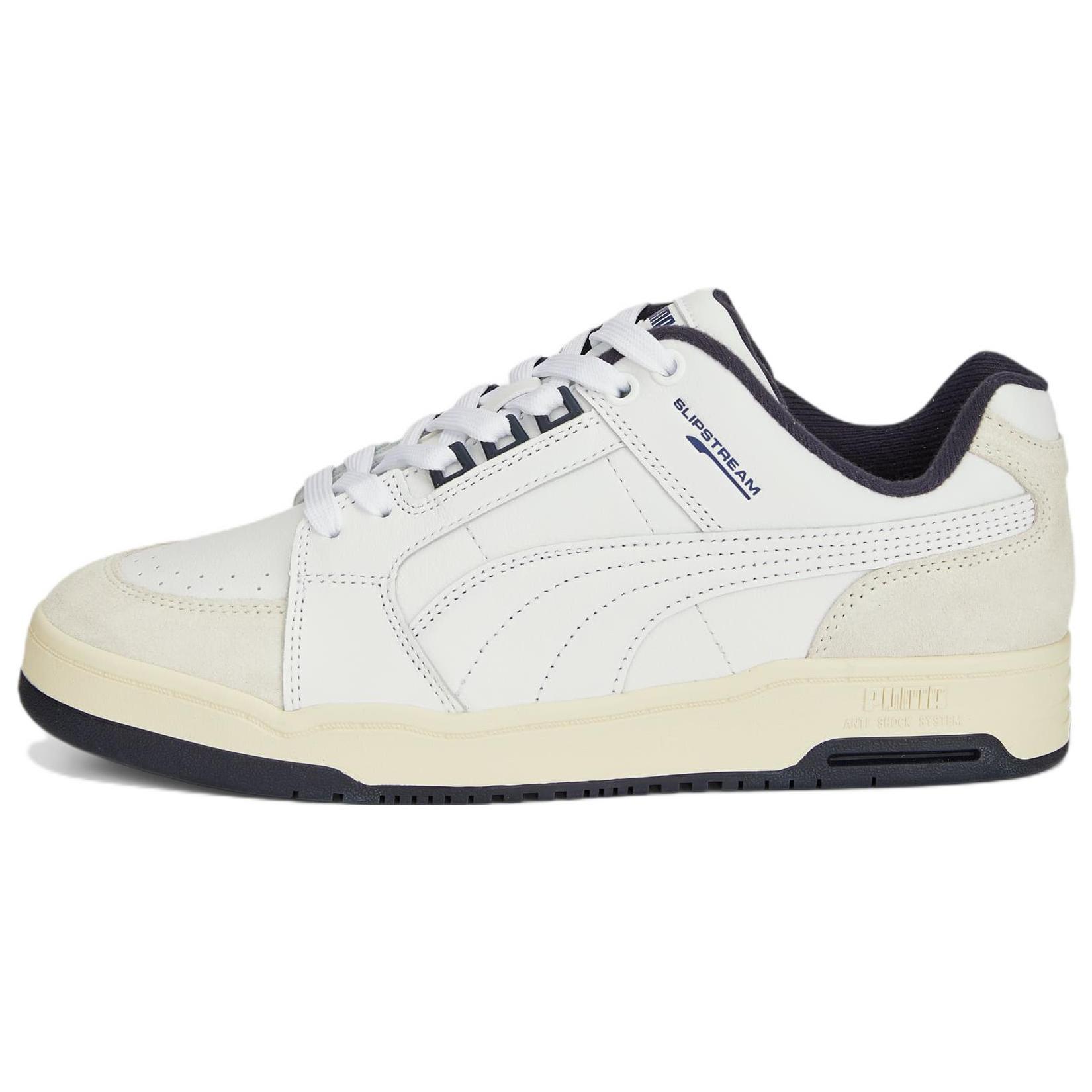 

New PUMA Slipstream Lo Retro White New Navy 384692-09 42