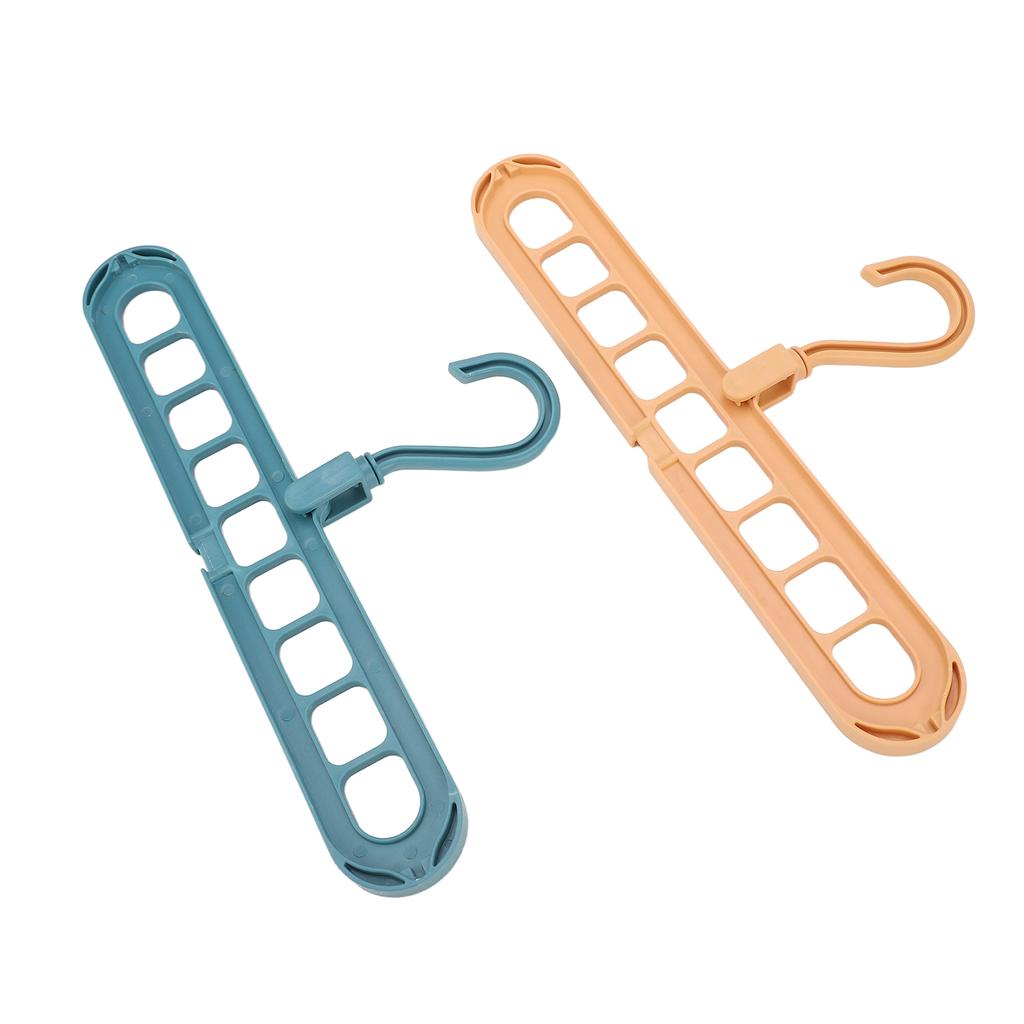 9 Hole Hanger Closet Storage Organizer Multifunctional Rotatable Space Saving Tool for Wardrobe