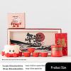 Hongyu Quicksand Calendar Tea Set Gift Box with Childlike Night Light