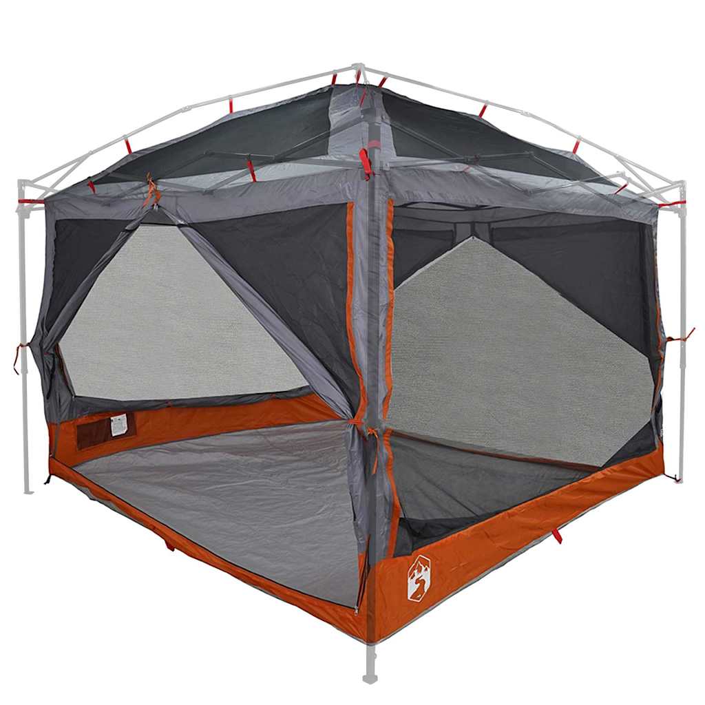 Inner Tent for 7 Persons Gray and Orange 300 x 300 x 250 cm