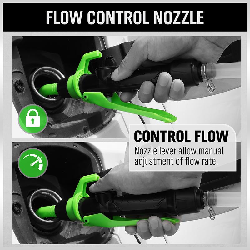 SWANLAKE GARDEN TOOLS Portable Power Battery Pump, Liquid Fuel/Water Transfer Pump,2.2 Gallons per Min
