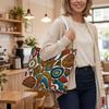 Bohemian Ethnic Style Shoulder Bag Fashion Casual Large Capacity Daily Tote Bag for Women