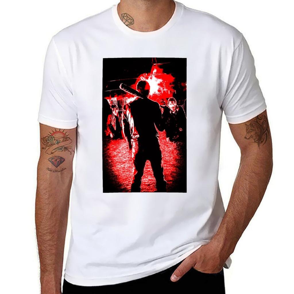 Negan Tshirt Plus Size Loose Short Sleeve Top Tshirt