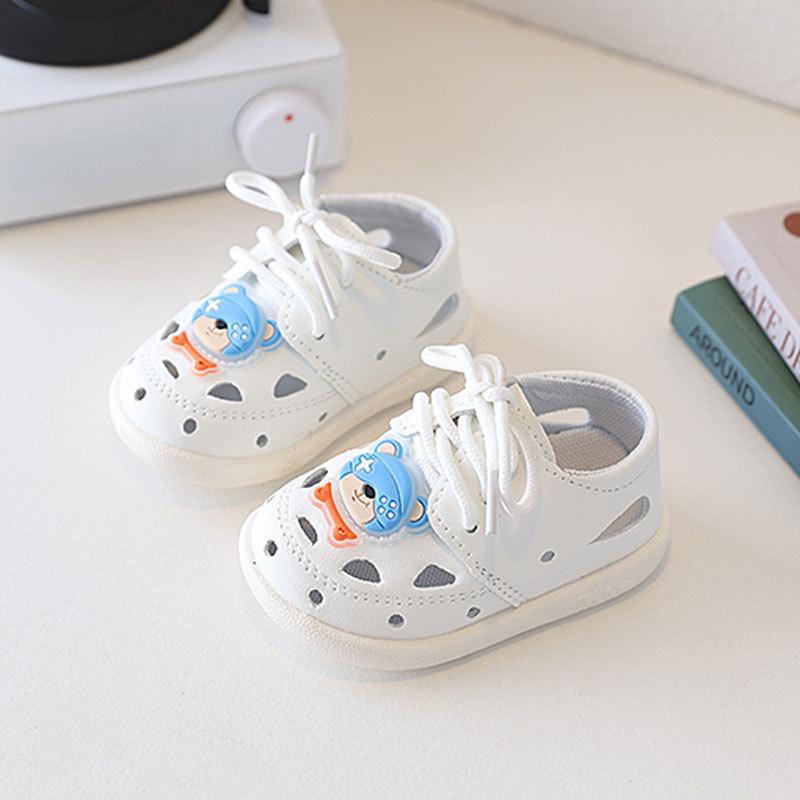 Baby Sommer Sandalen mit atmungsaktivem Synthetikleder für Kleinkinder