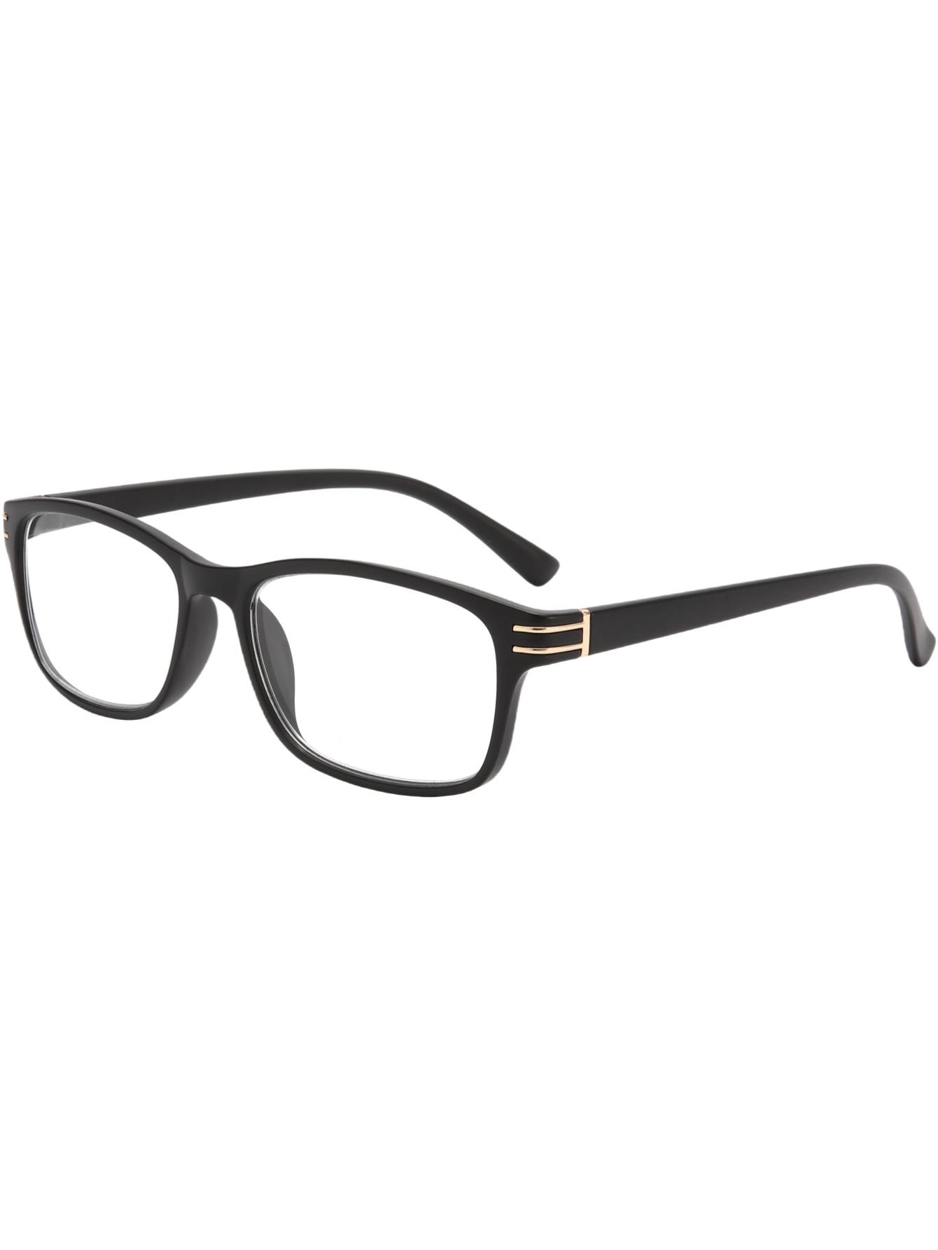 

New reading glasses for men and women middle-aged and elderly reading and reading glasses retro simple light and comfortable gla +400 чорний