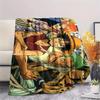 Coperta in Flanella con Stampa Personaggio One Piece, Alta qualità Confortevole per Tutte le Stagioni, Arredamento per la Casa, Calore e Comfort, Perfetta per Regali di Natale