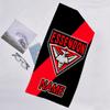 1pc Football20 Beach Towel with Custom Name, Beach/Swimming/Bath/Picnic/Camping Towel, Suitable for Seaside Beaches