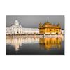 Sikh-Ölgemälde, goldener Tempel, Amritsar-Posterwand, indische heilige Wohnzimmerdekoration