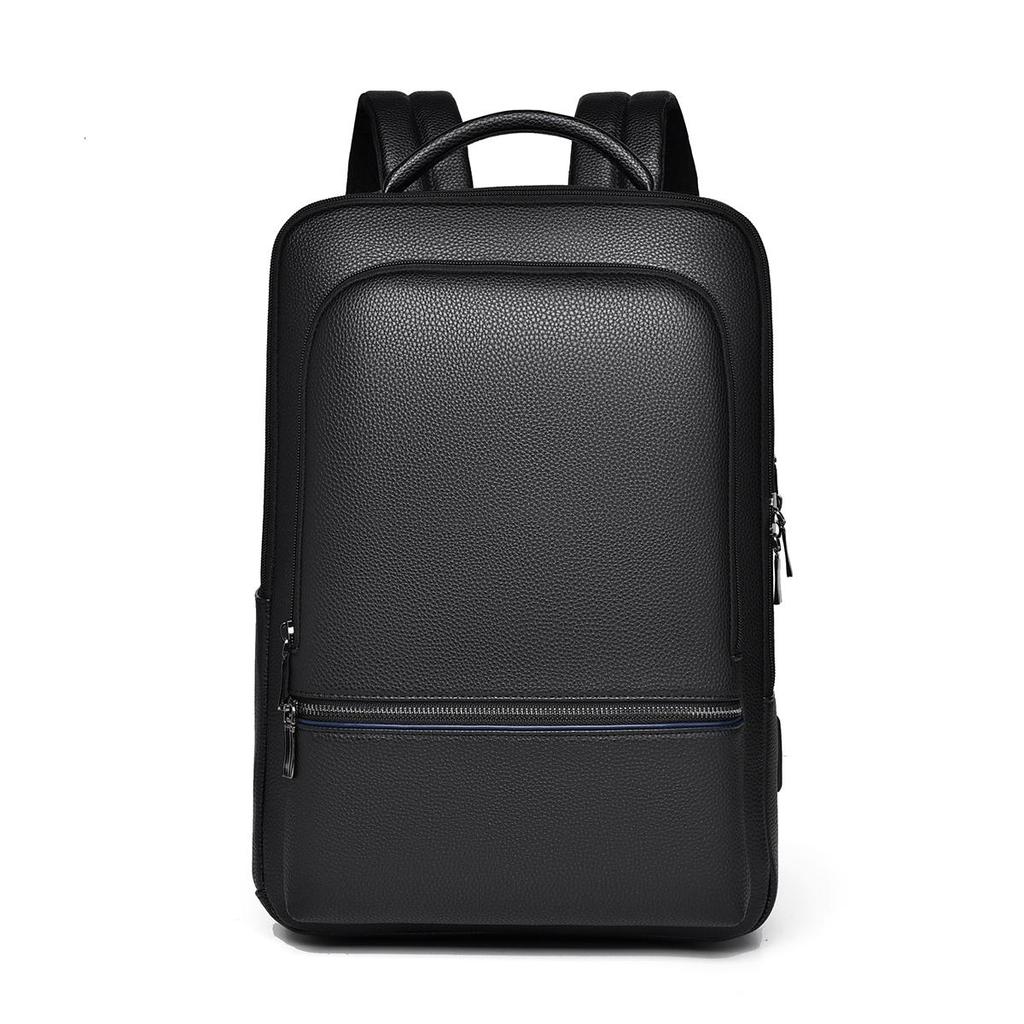 Nuova Borsa a Spalla Doppia in PU da Uomo per Lavoro, Pendolarismo, Borsa per Laptop, Grande Capacità, Zaino per Viaggio d'Affari