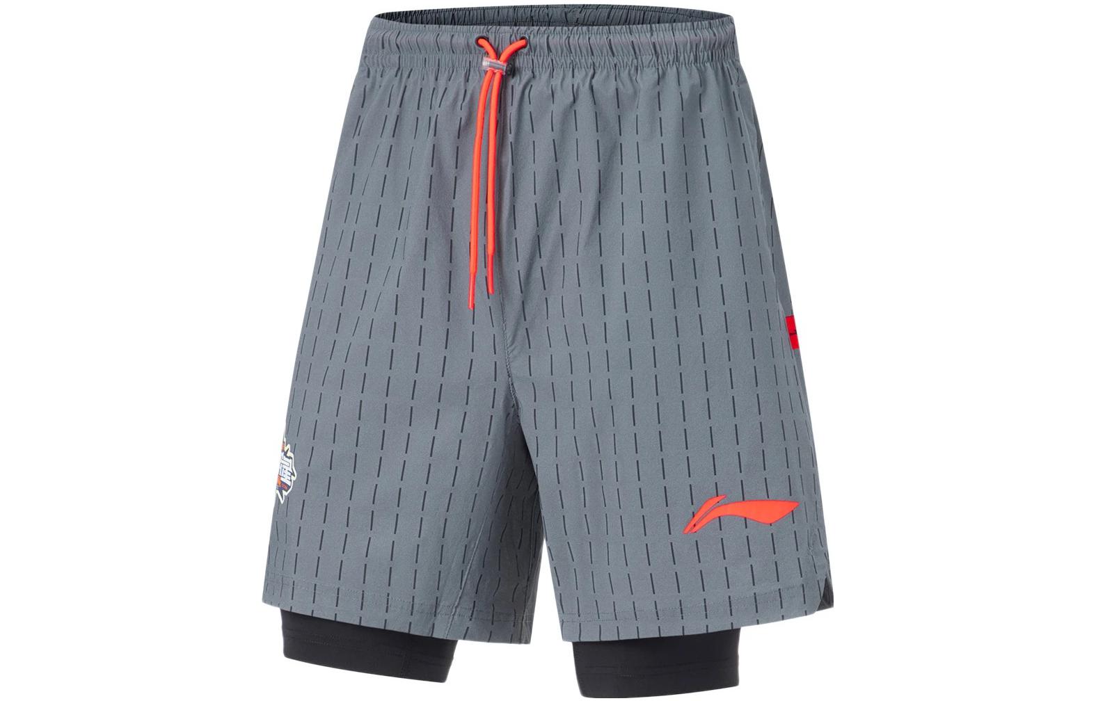 Li Ning CBA Basketball Shorts Men s Black AKST695-1 XXL
