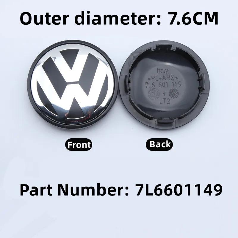 56/58/60/65/66/70/76MM 4pcs Car Emblem Wheel Center Caps Hub Cover Accessories for VOLKSWAGEN GTI Jetta Tiguan Golf POLO Passat