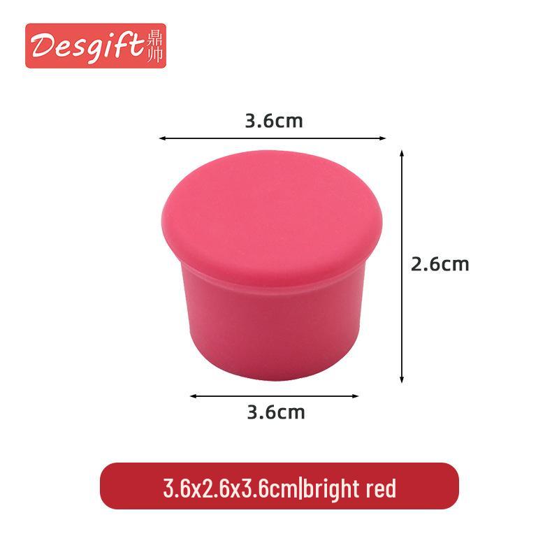 FDA Food-Grade Multi-Color Silicone Wine Bottle Stopper: Leak-Proof Fresh-Keeping Cover for Red Wine.