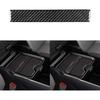 Real Soft Carbon Fiber Car Gear Shift Control Panel 2/4WD Switch Button Dashboard Trim Sticker Compatible with Dodge Ram 1500/2500/3500