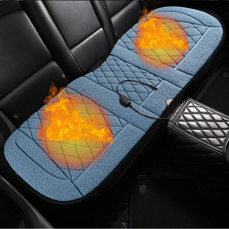 Heated Rear Car Seat Cover Car Heating Cushion Winter Heated Seats Auto Seat Warmer 12V Seat Cushion For Rear Car Seats Cushion