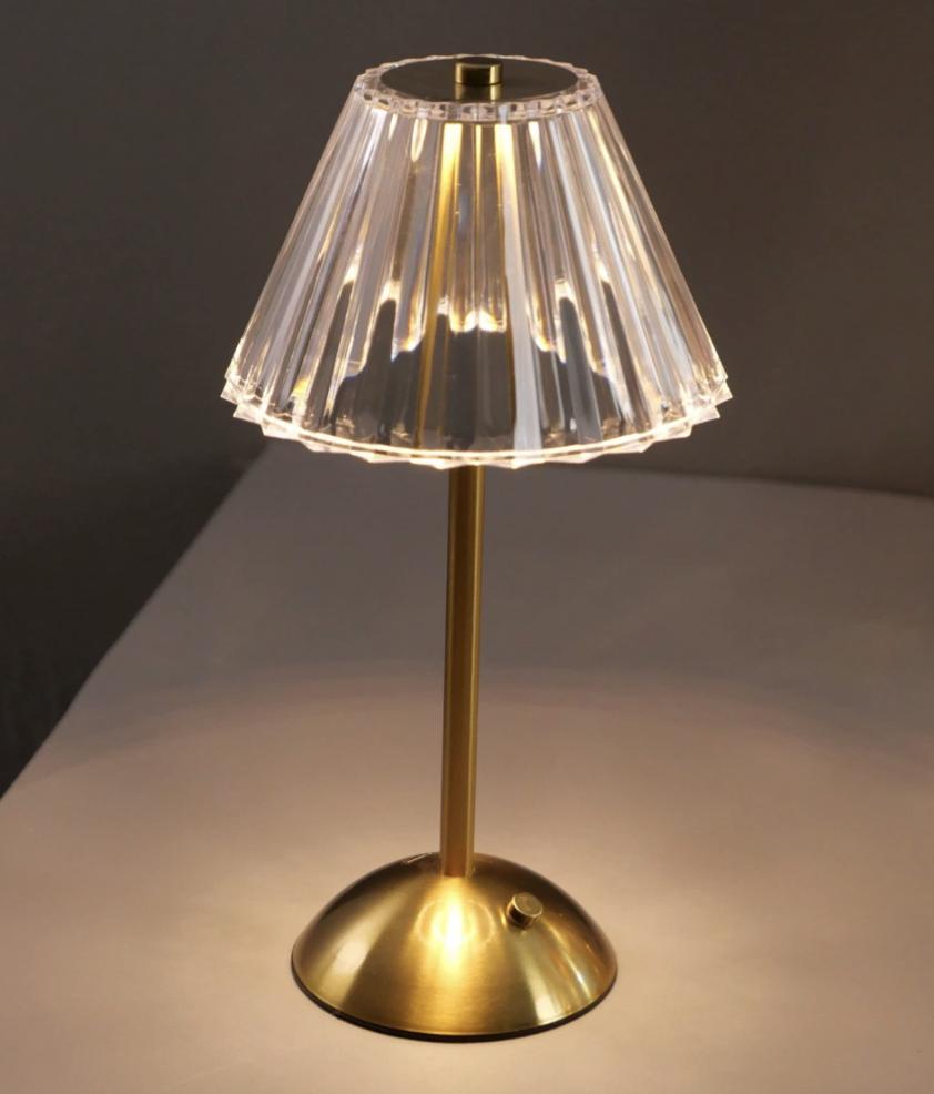 Modern Luxury Eco-Friendly Rechargeable Ambient LED Table Lamp