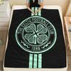 Couverture Flottante Celtic Football Club, Haute qualité Confortable pour Toutes les Saisons, Décoration Intérieure, Chaleur et Confort