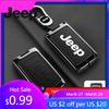 Per Jeep Cover Guscio Custodia Portachiavi Auto in Metallo e Pelle Per Jeep Grand Cherokee Wagoneer Obsidian II 2021 2022 2023 Portachiavi A