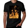 Flame TShirt Breathable Sportswear TShirt for Men