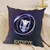 Kpop Style Eyekons Kpop Style Band K-Katseye 3 Pillow Case Natural Linen Double-Sided Printing Sofa Home Decor Cushion Cover
